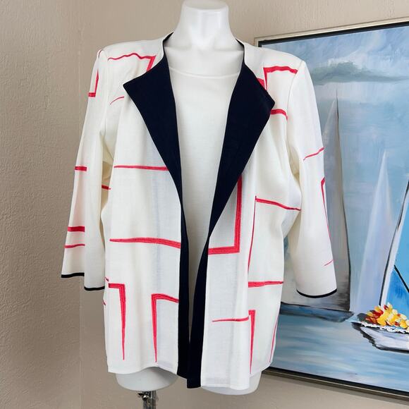 MING WANG Sweater Set
Knit Tank Top & Cardigan
Jacket Size 2XL - Picture 1 of 7